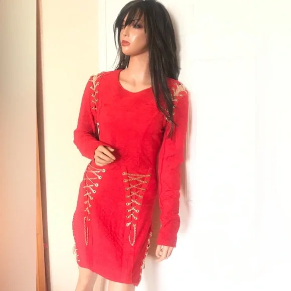 chinese dress ladies Petit Bebe Liberty London Smocked Knit Long Sleeve Dress main image 0